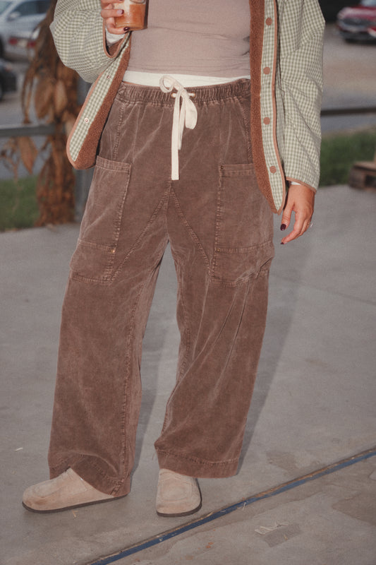 Harvest Cord Pants- Espresso
