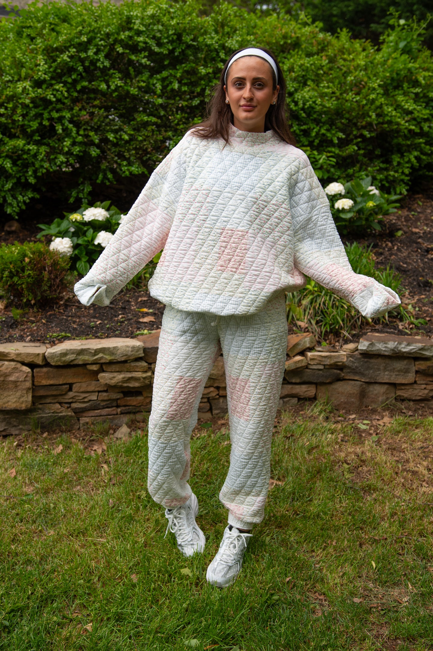 Quilted Crew Neck