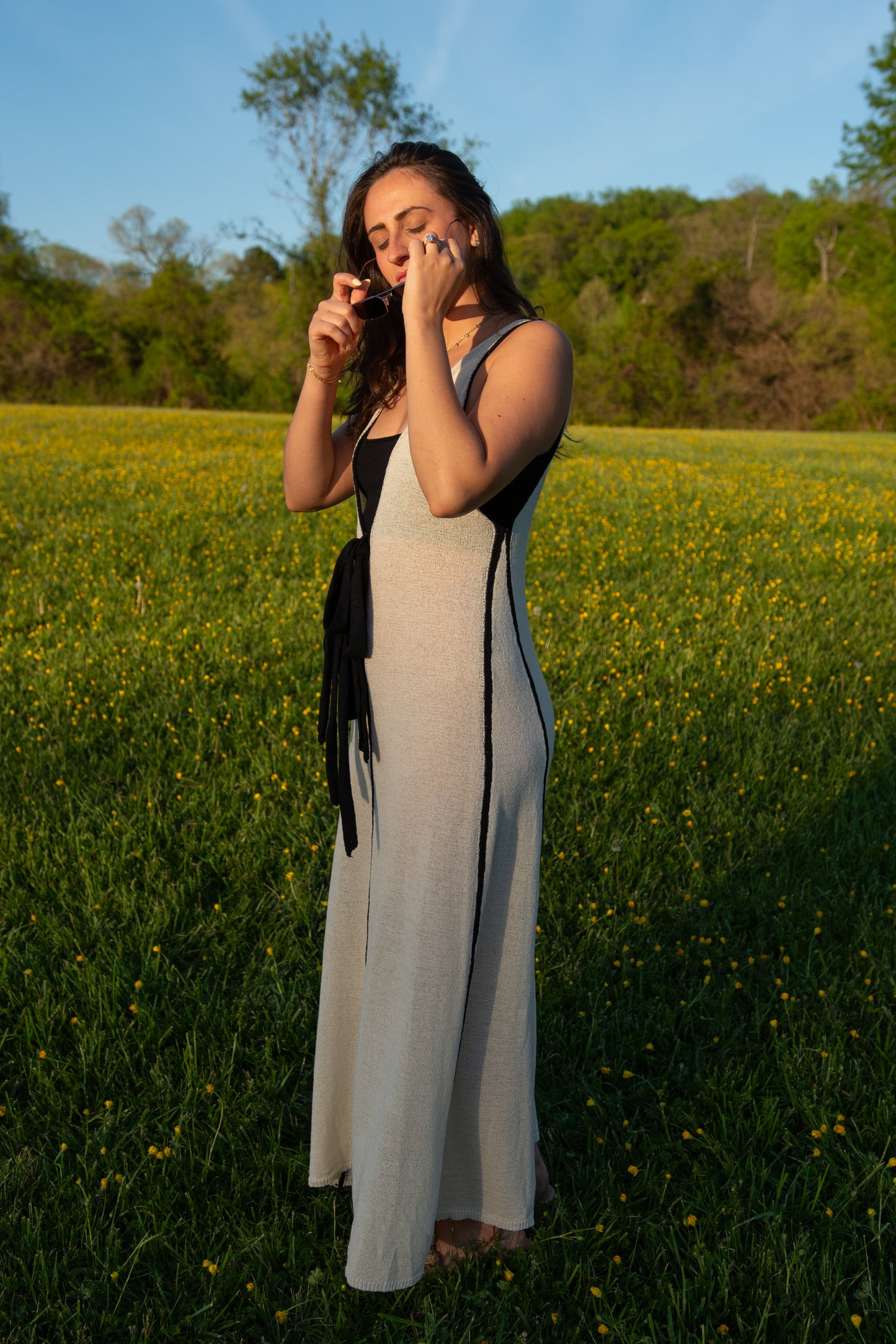 Devin Maxi Dress- Cream