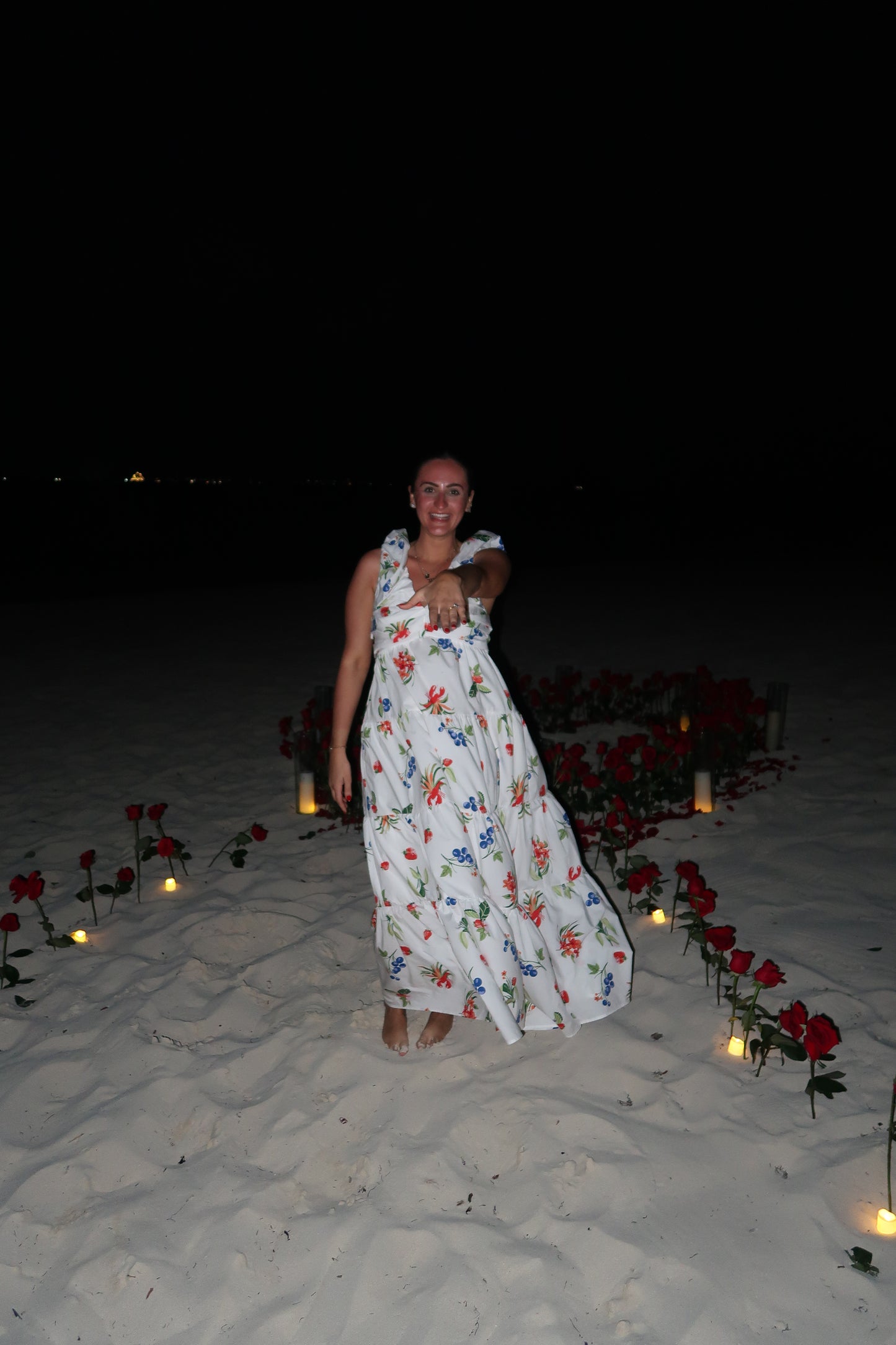 Maine Poplin V-neck Dress