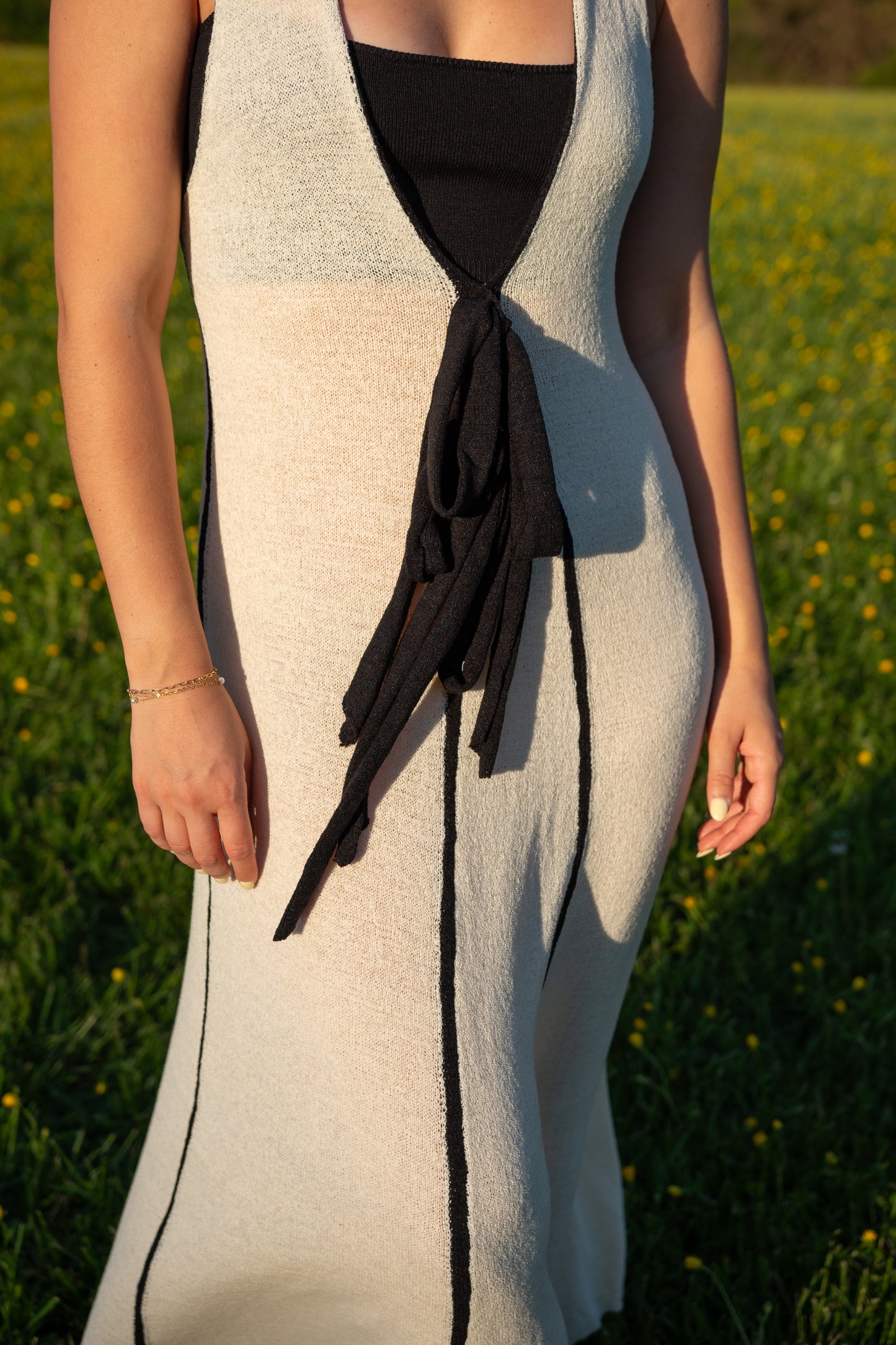 Devin Maxi Dress- Cream