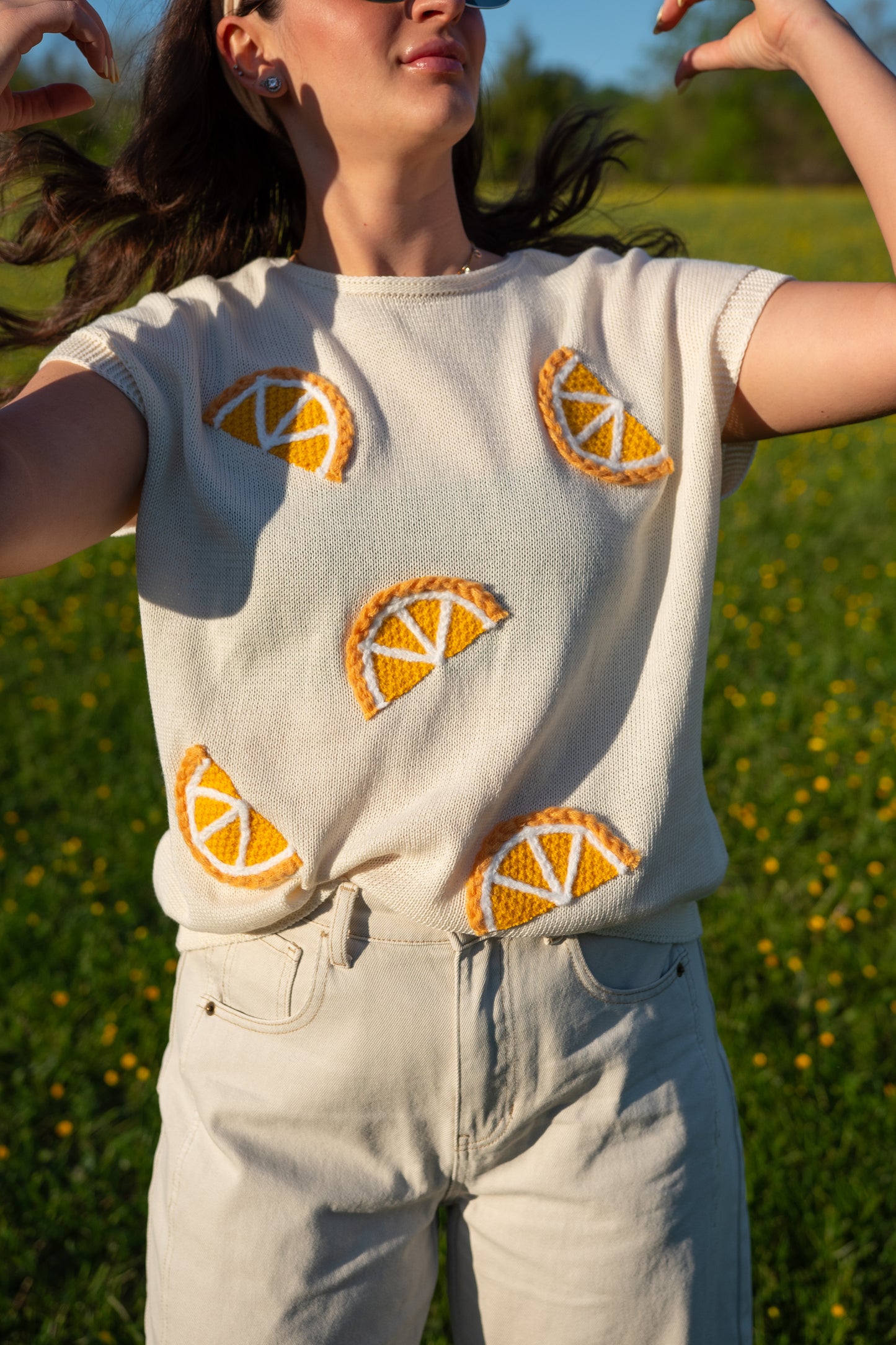 Citrus Summer Sweater