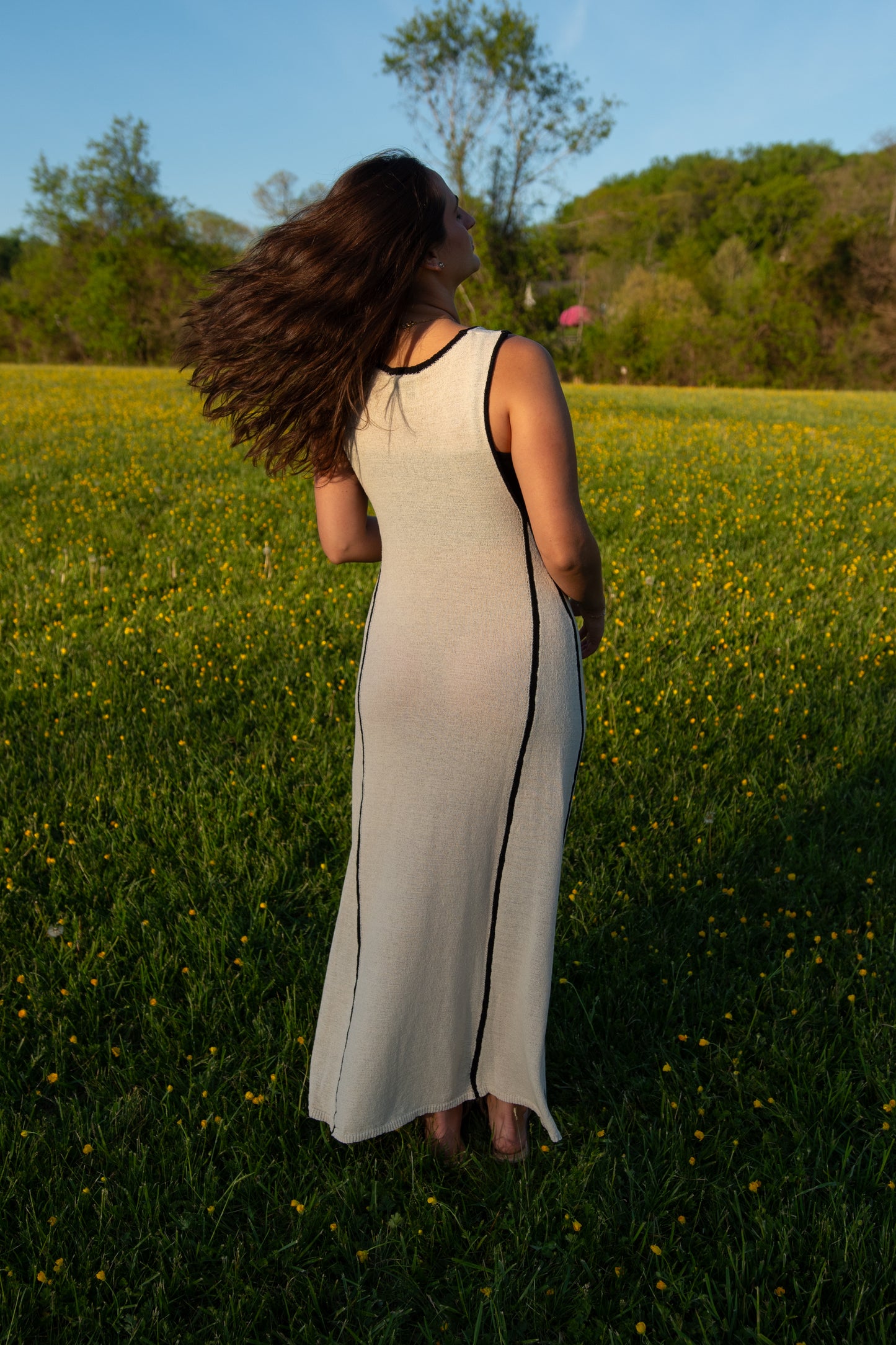 Devin Maxi Dress- Cream