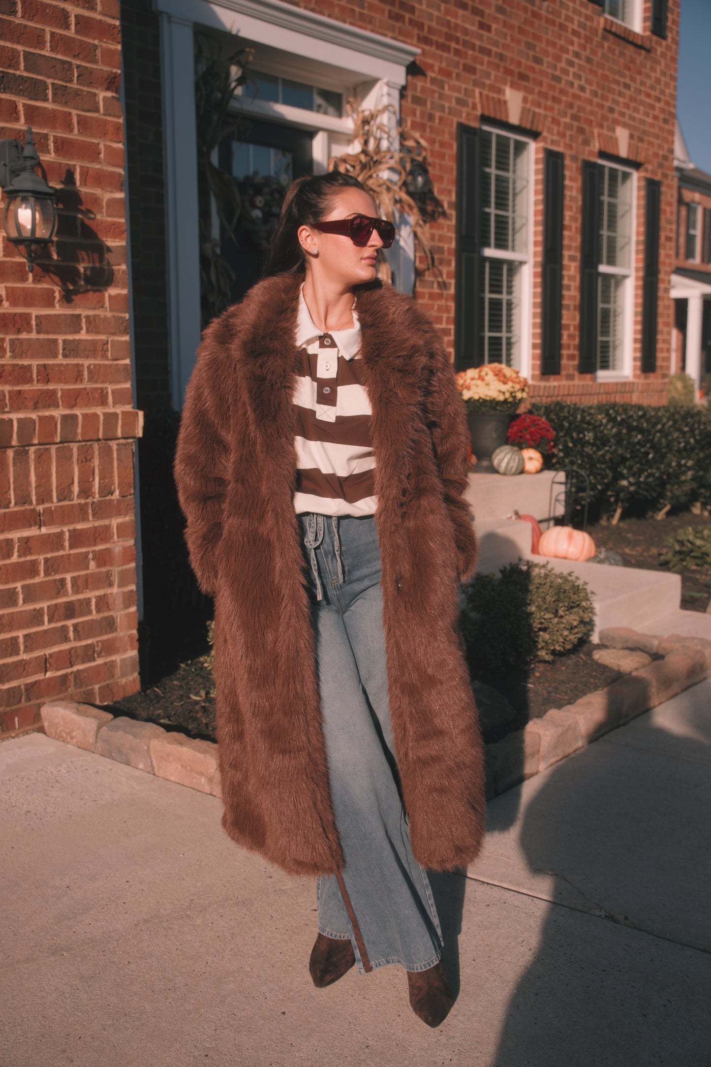 Bridget Suede Stripe Jeans