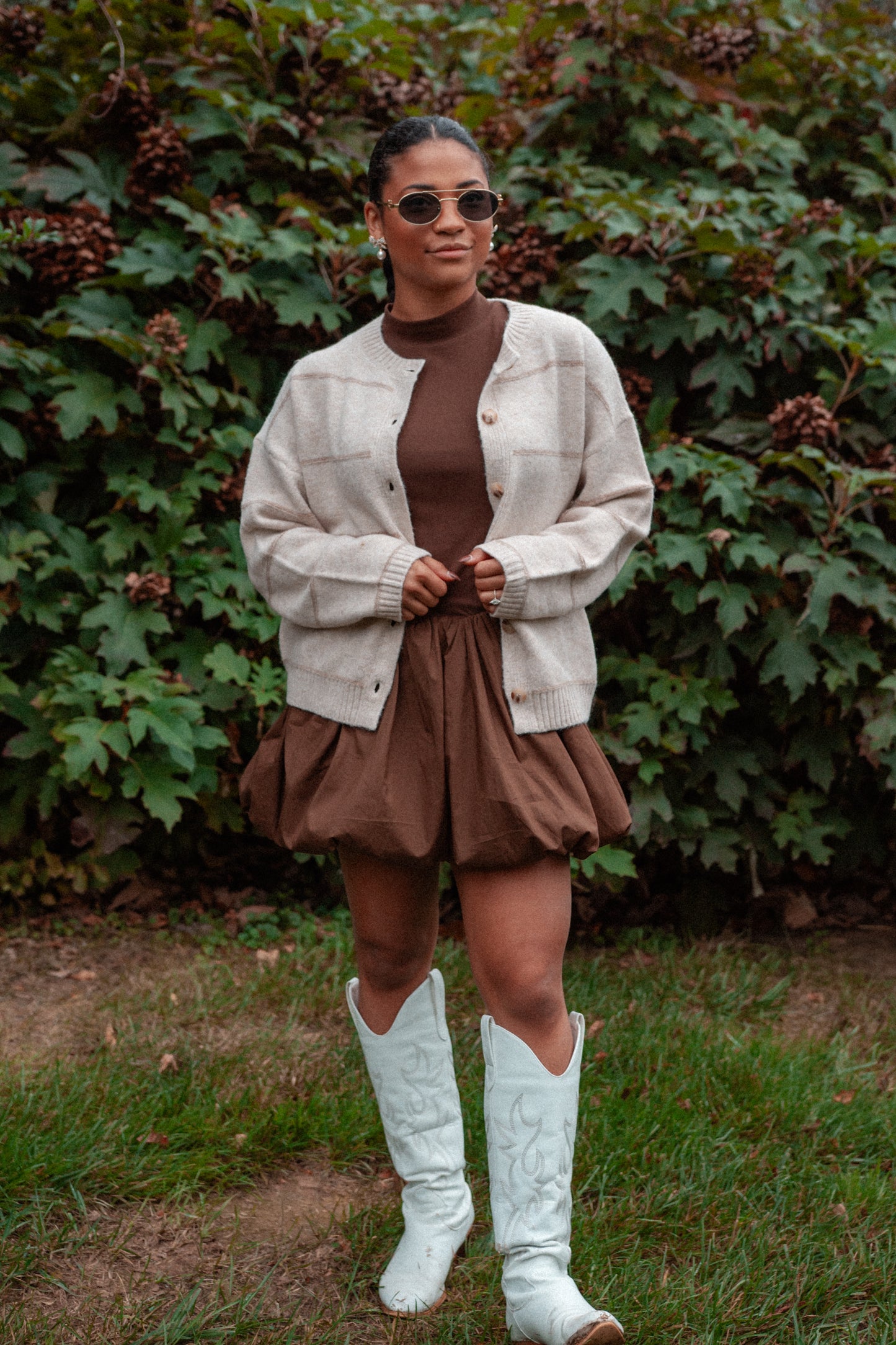 Maple Stripe Sweater- Oatmeal