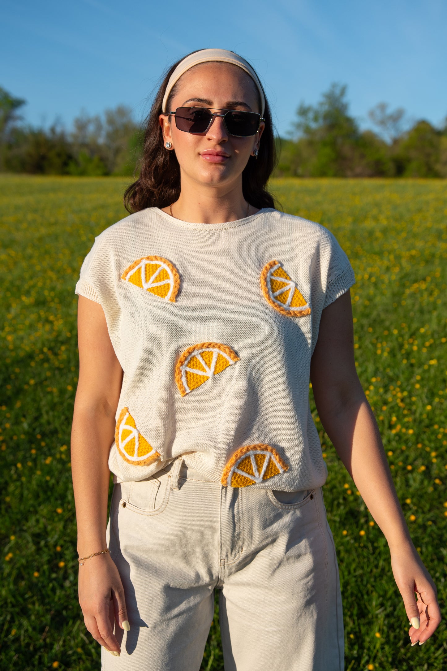 Citrus Summer Sweater
