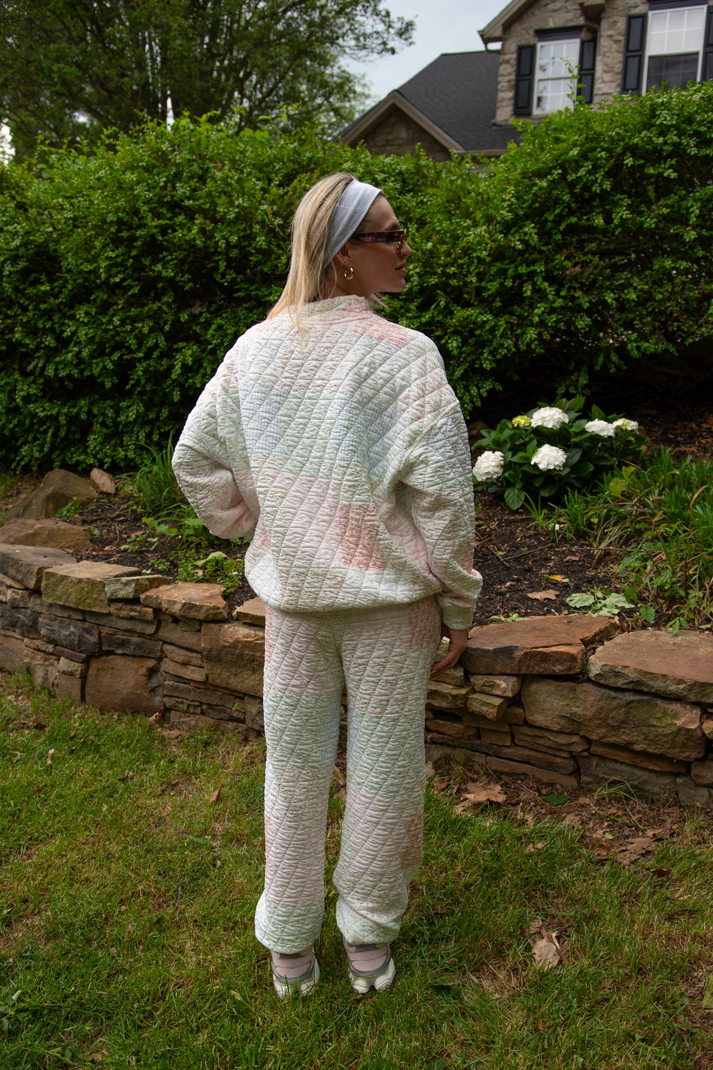 Quilted Crew Neck