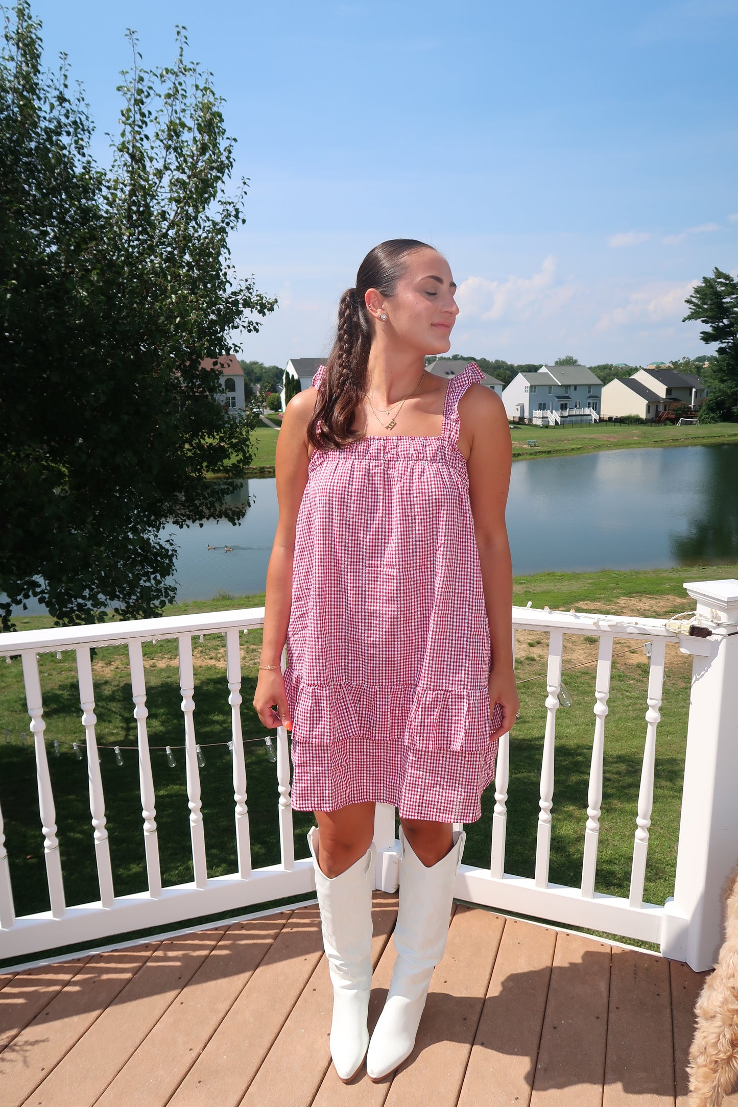 Gingham Dress