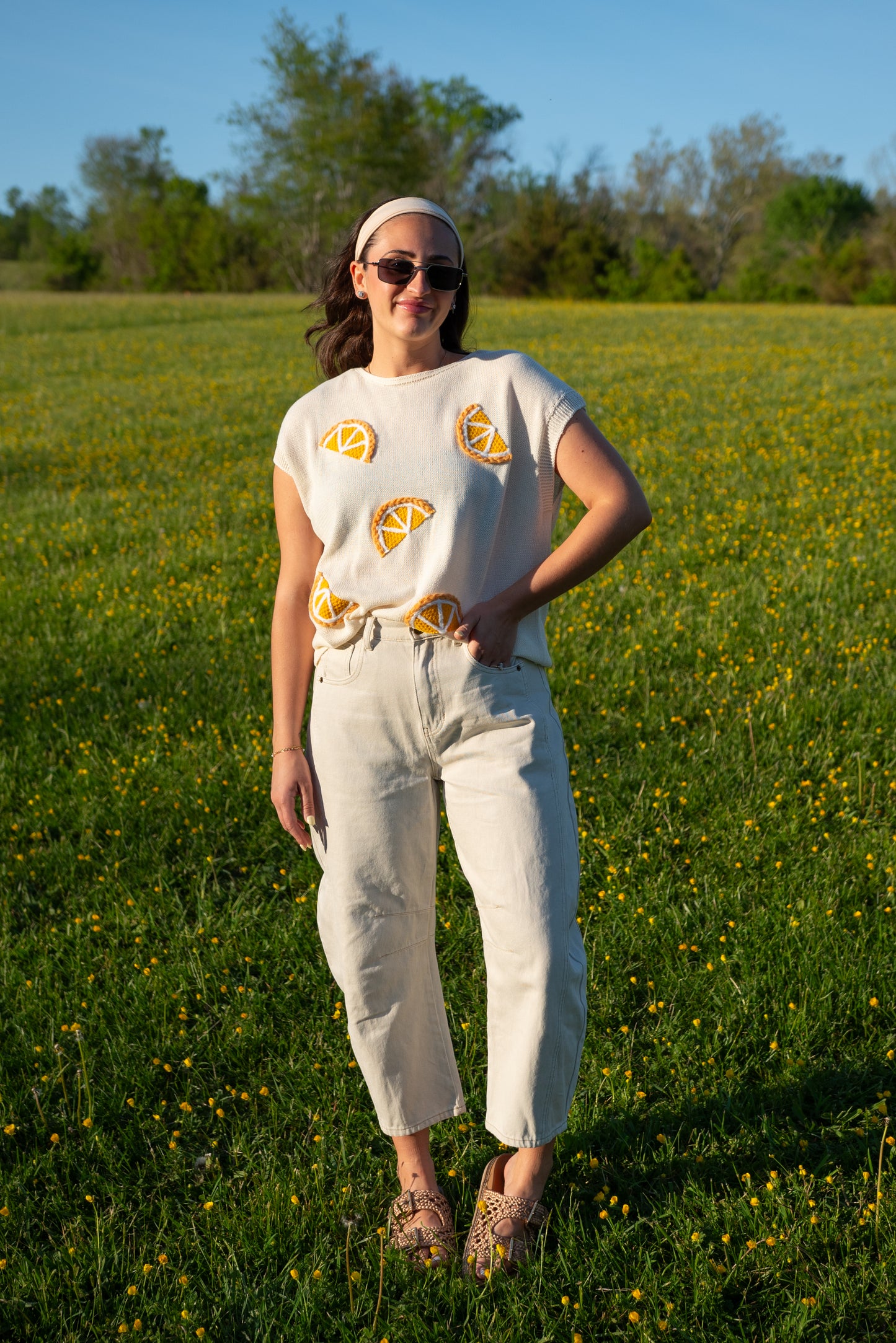 Citrus Summer Sweater