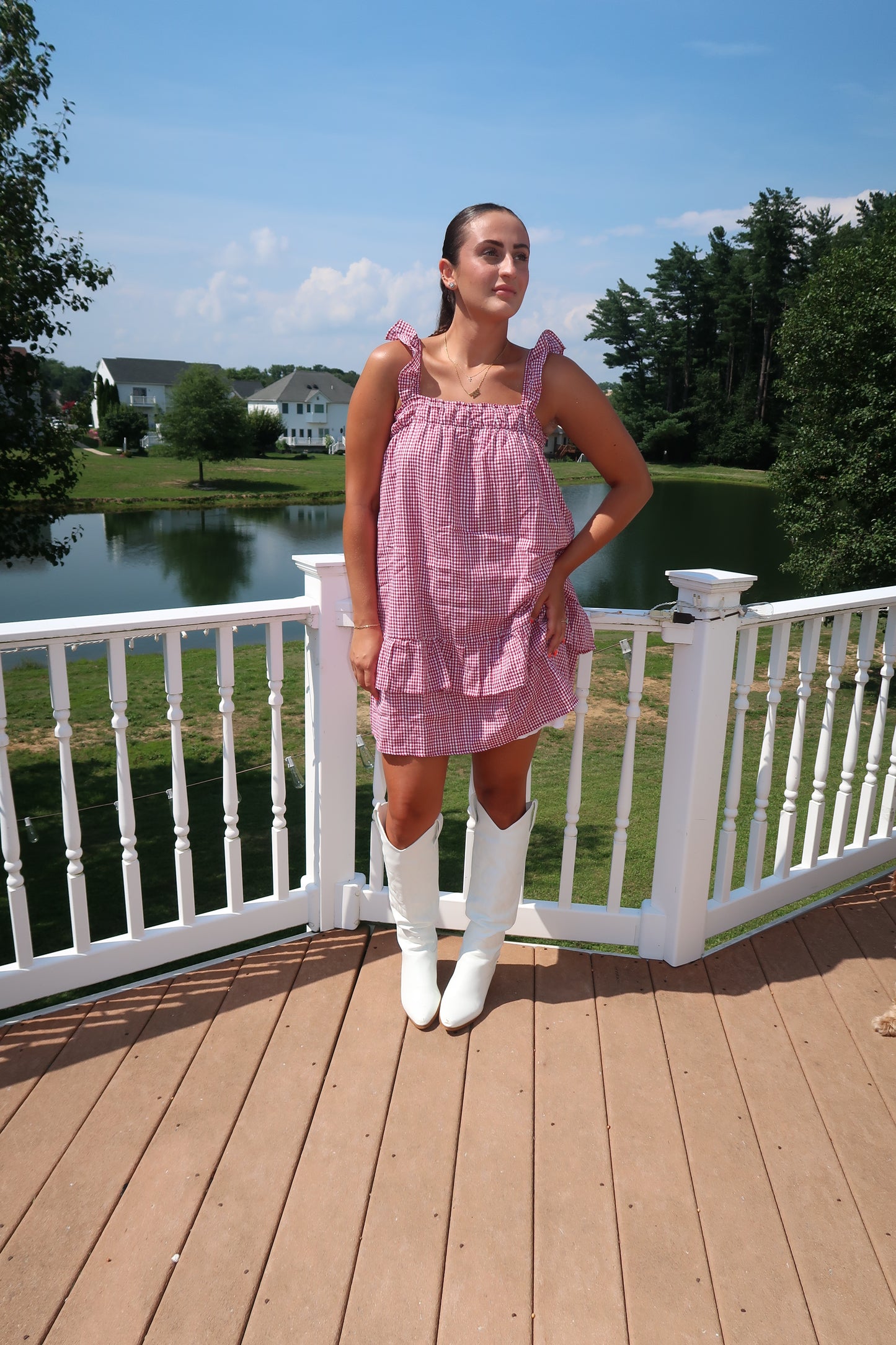 Gingham Dress