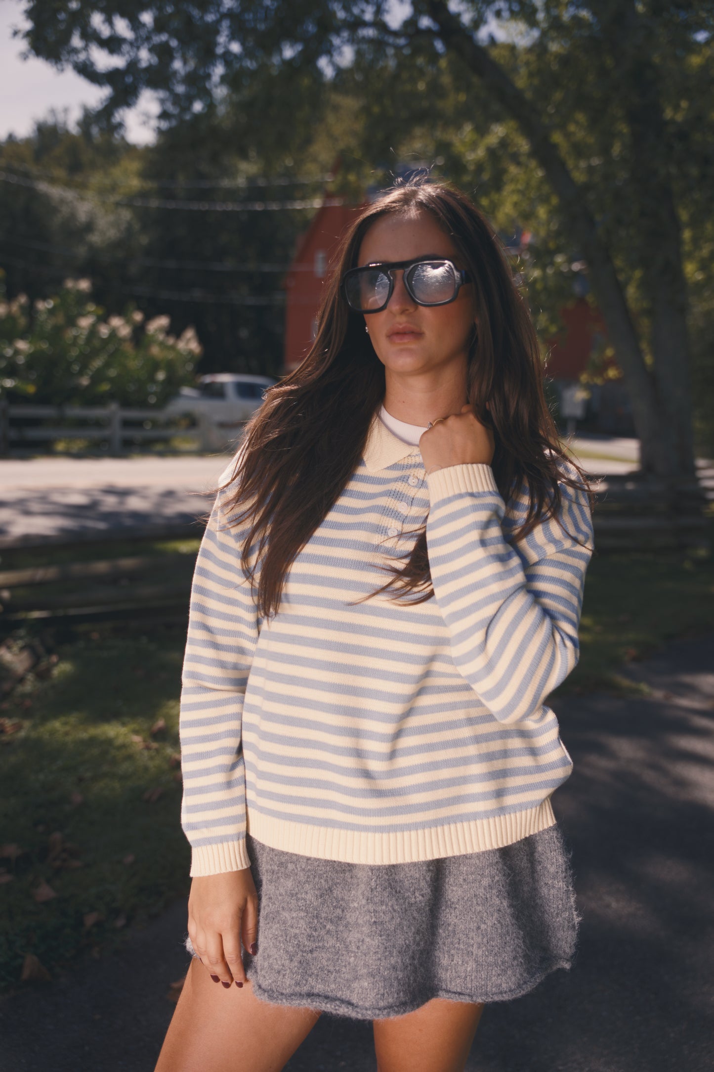 Daylight Savings Stripe Sweater