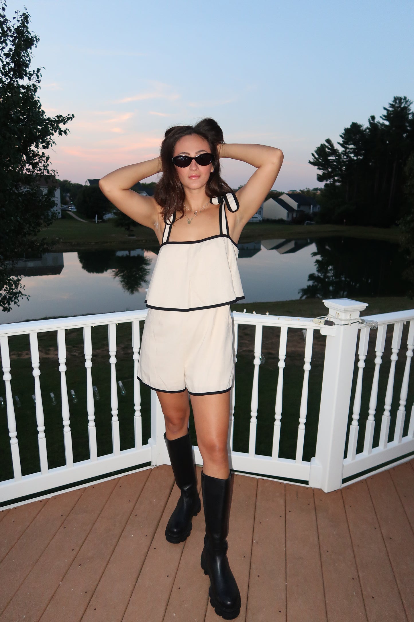 Self Tie Strap Romper