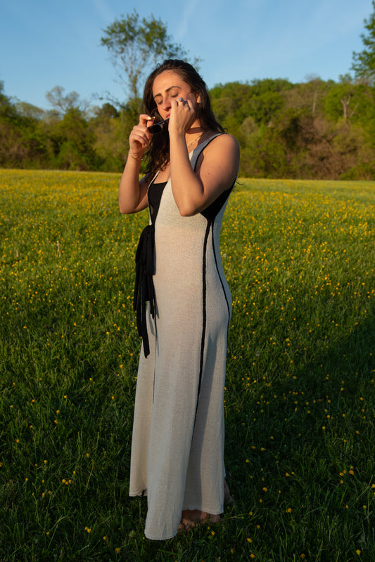 Devin Maxi Dress- Cream