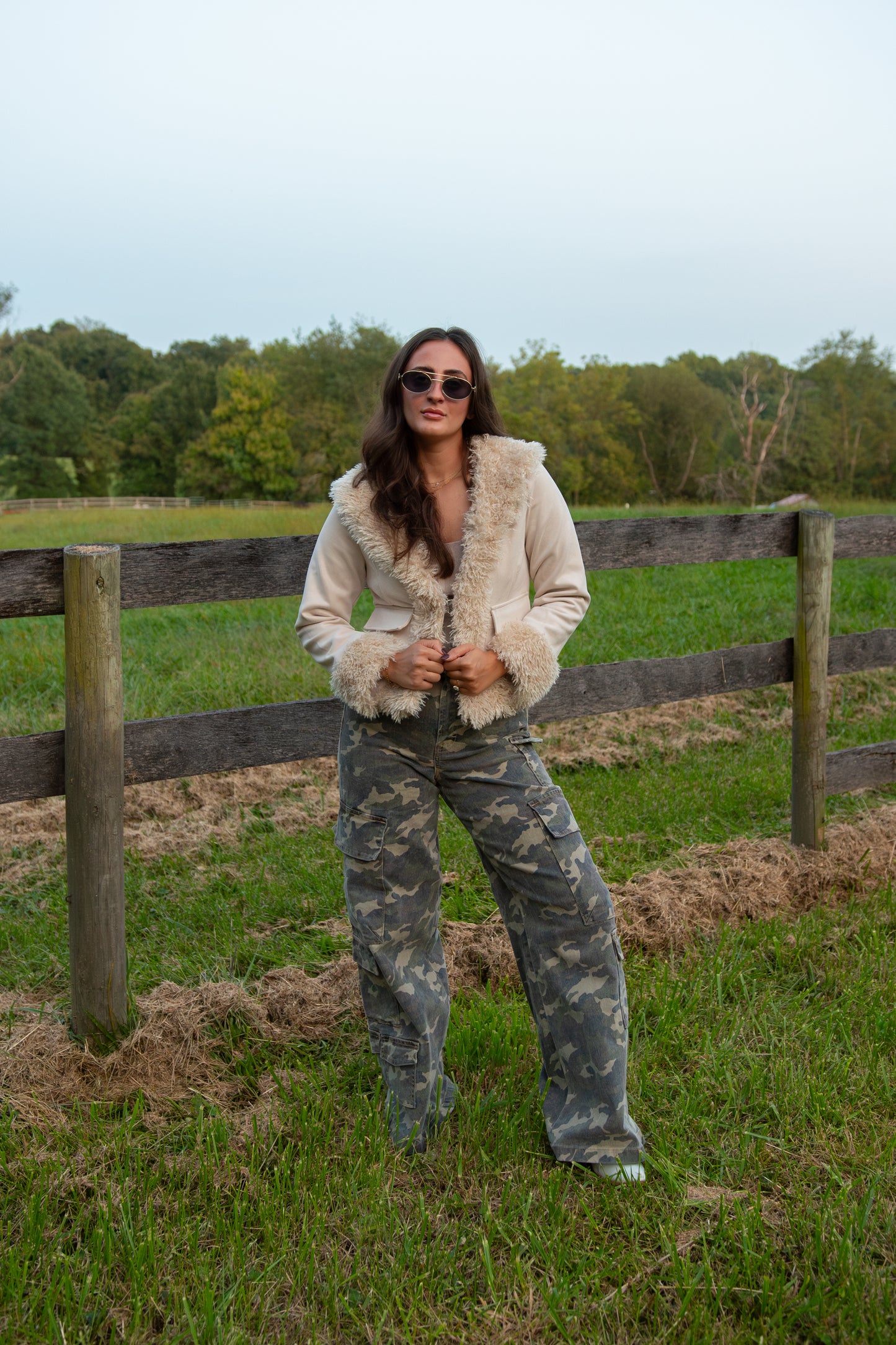 Suede Dreams Jacket- Beige