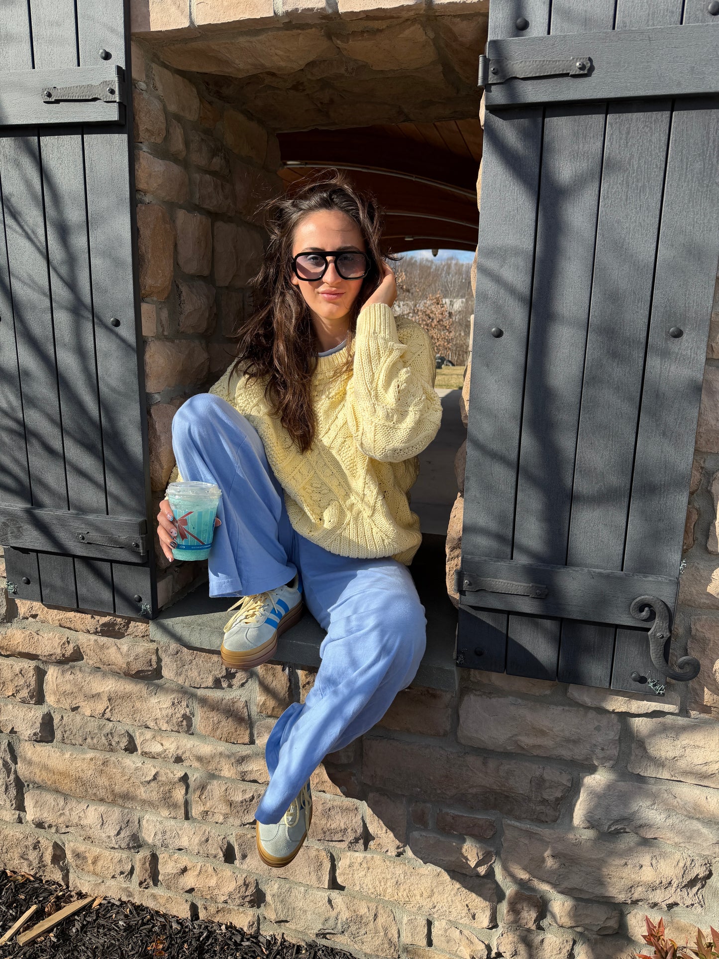 Heirloom Cable Knit- Butter Yellow