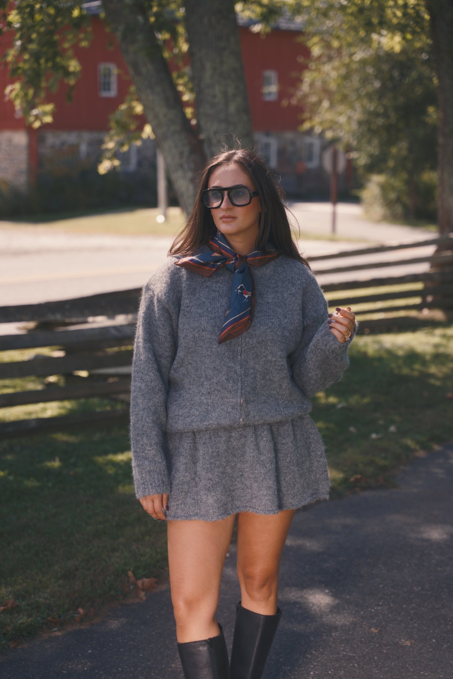 Midnight Mocha Skort Set