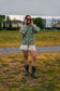 Polka Darling Cardigan- Sage