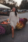 Joyful Fringe Knit Dress