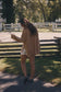 Oversized Heather Mockneck- Camel