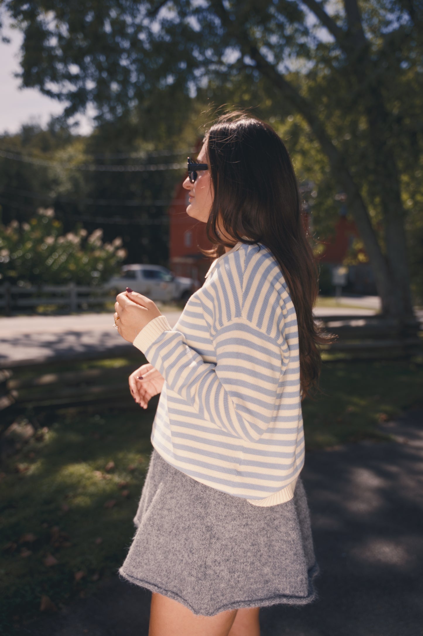 Daylight Savings Stripe Sweater