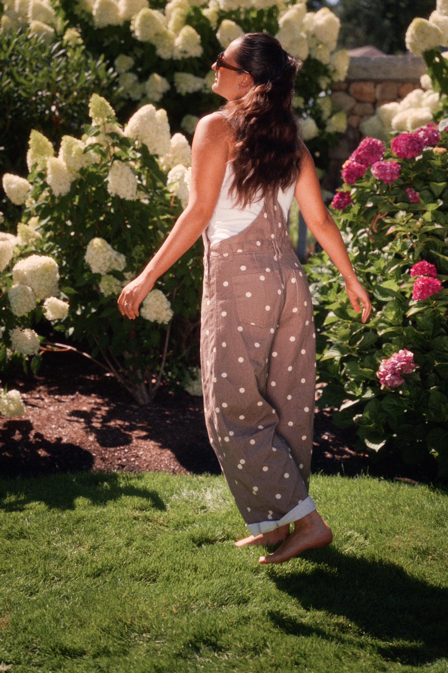 Orchard Overalls- Brown/Cream
