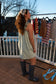 Garden Picnic Dress- Sage White