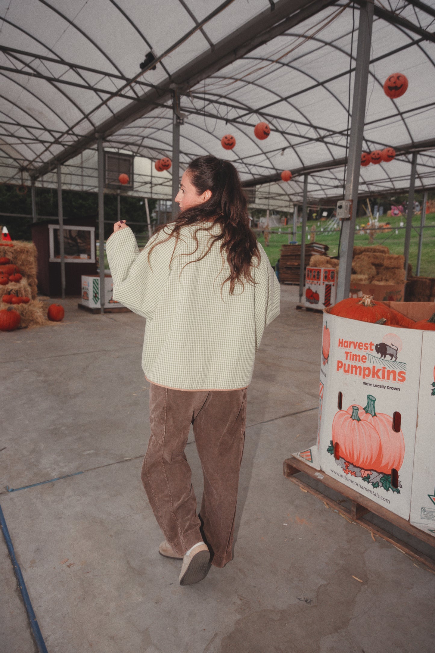 Double Blessings Gingham Reversible Jacket