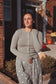 Button Front Long Sleeve- Grey