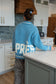 Apres Zip Sweater- Blue