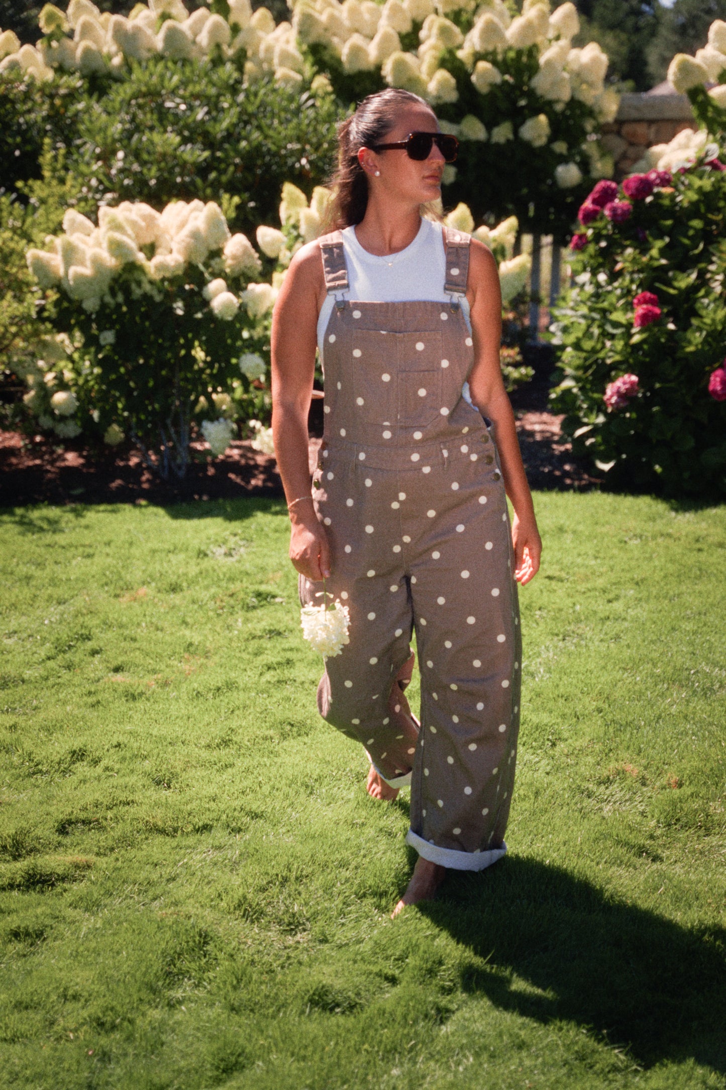 Orchard Overalls- Brown/Cream