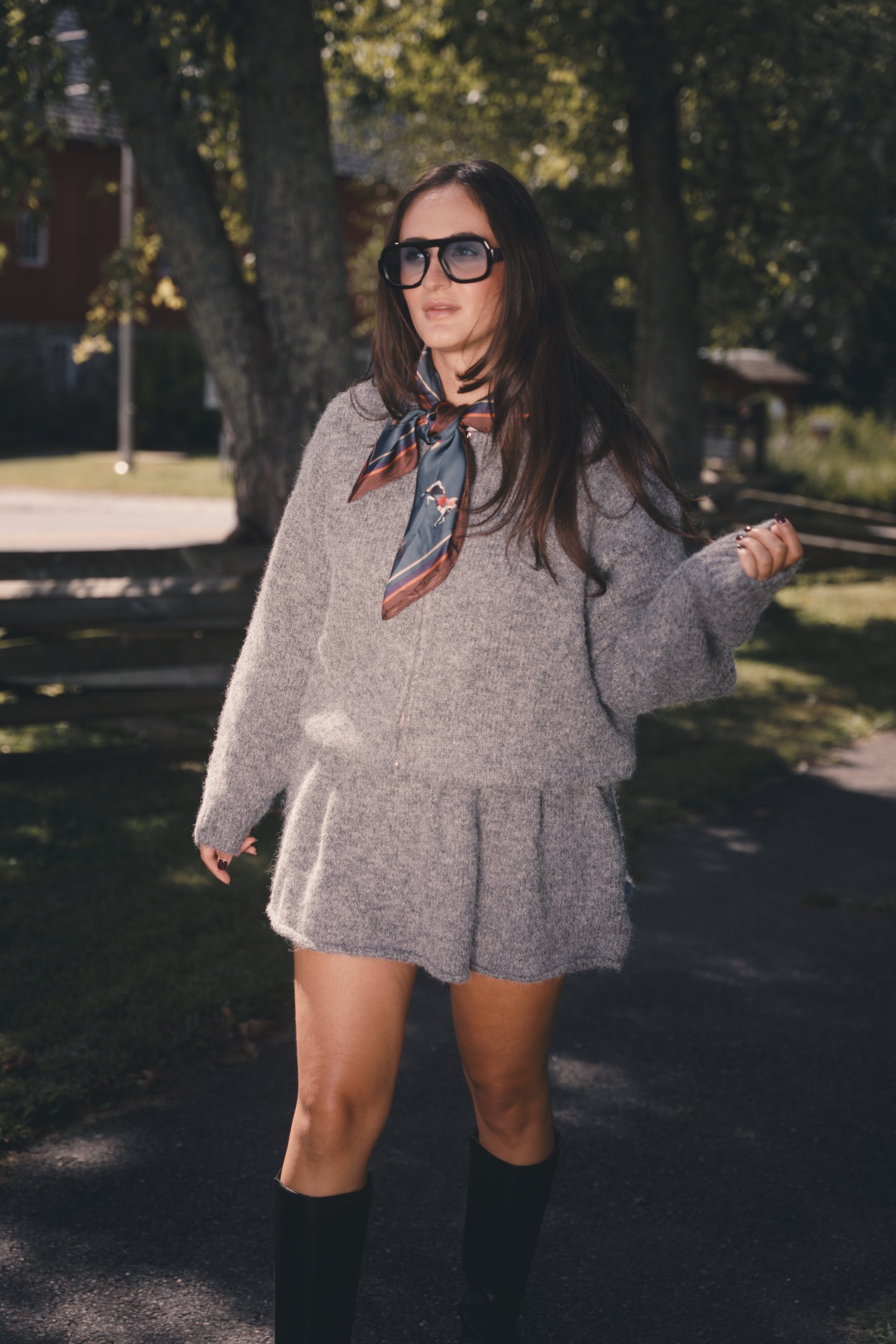 Midnight Mocha Skort Set