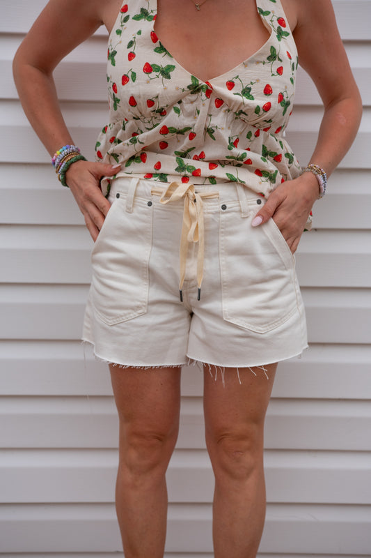 Pearl Tie Cutoffs