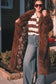 Aspen Faux Fur Coat- Brown