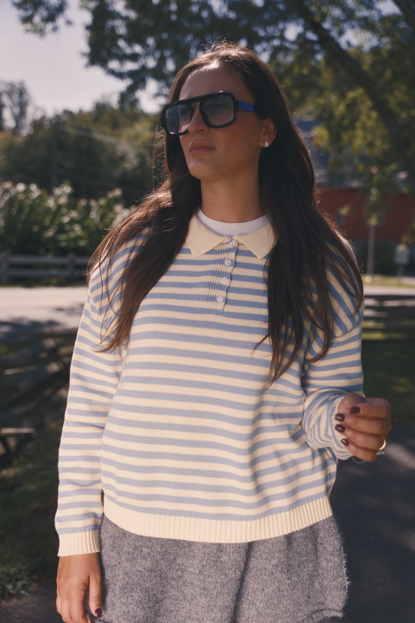 Daylight Savings Stripe Sweater