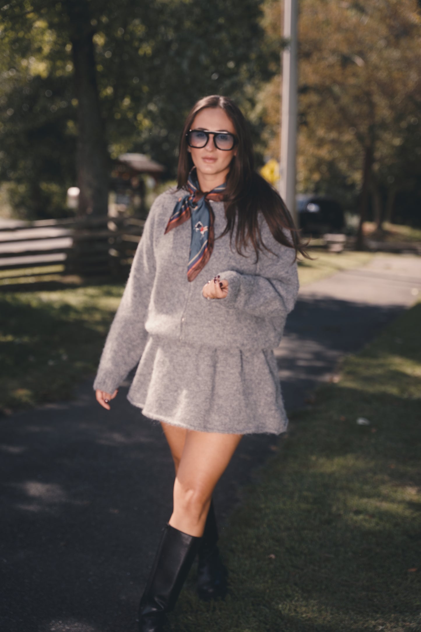 Midnight Mocha Skort Set