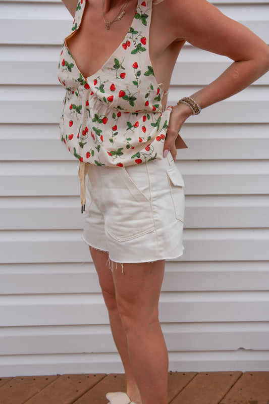 Pearl Tie Cutoffs