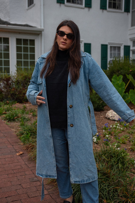 Luxe Demin Trench