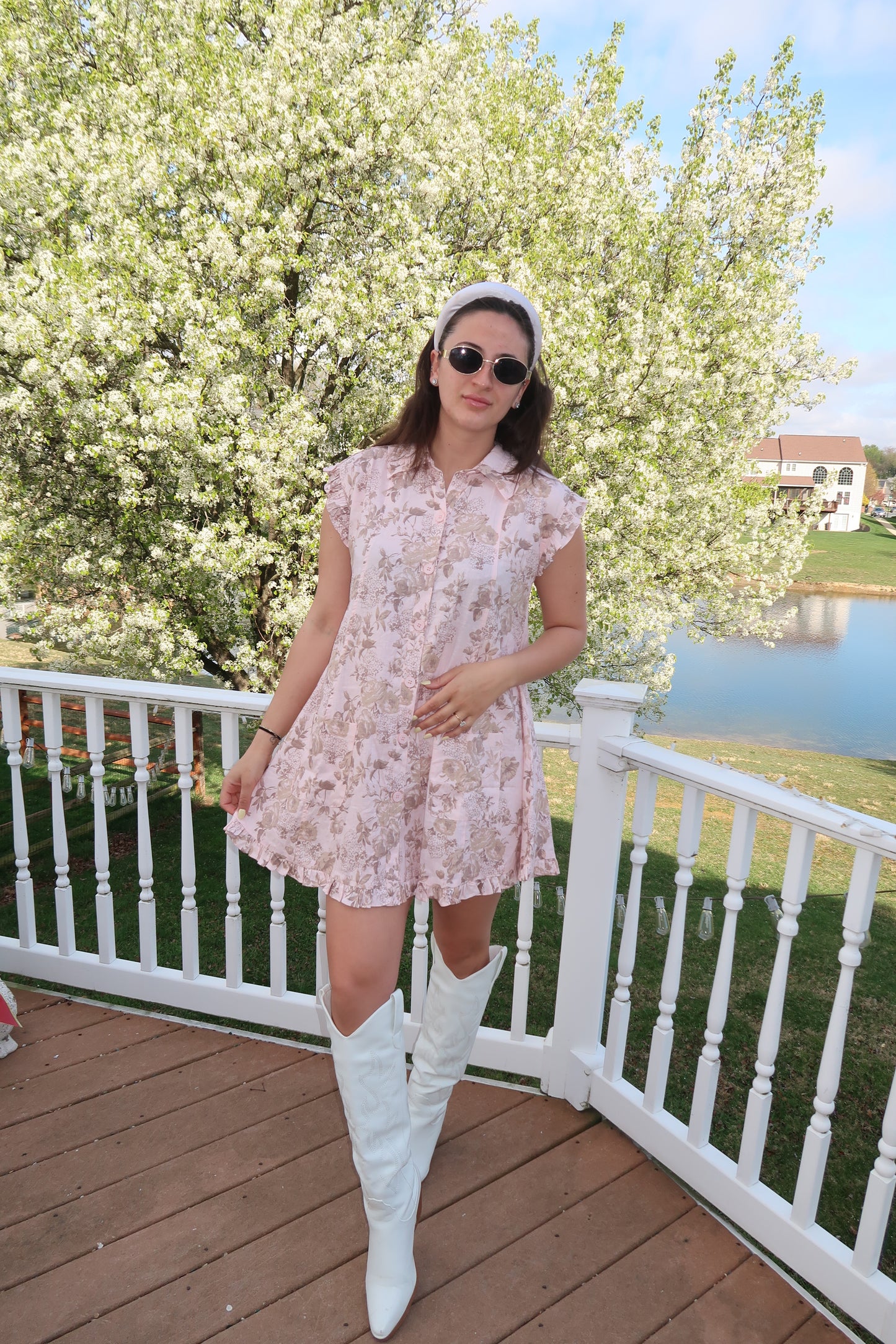 Rose’ Taupe Affair Linen Dress