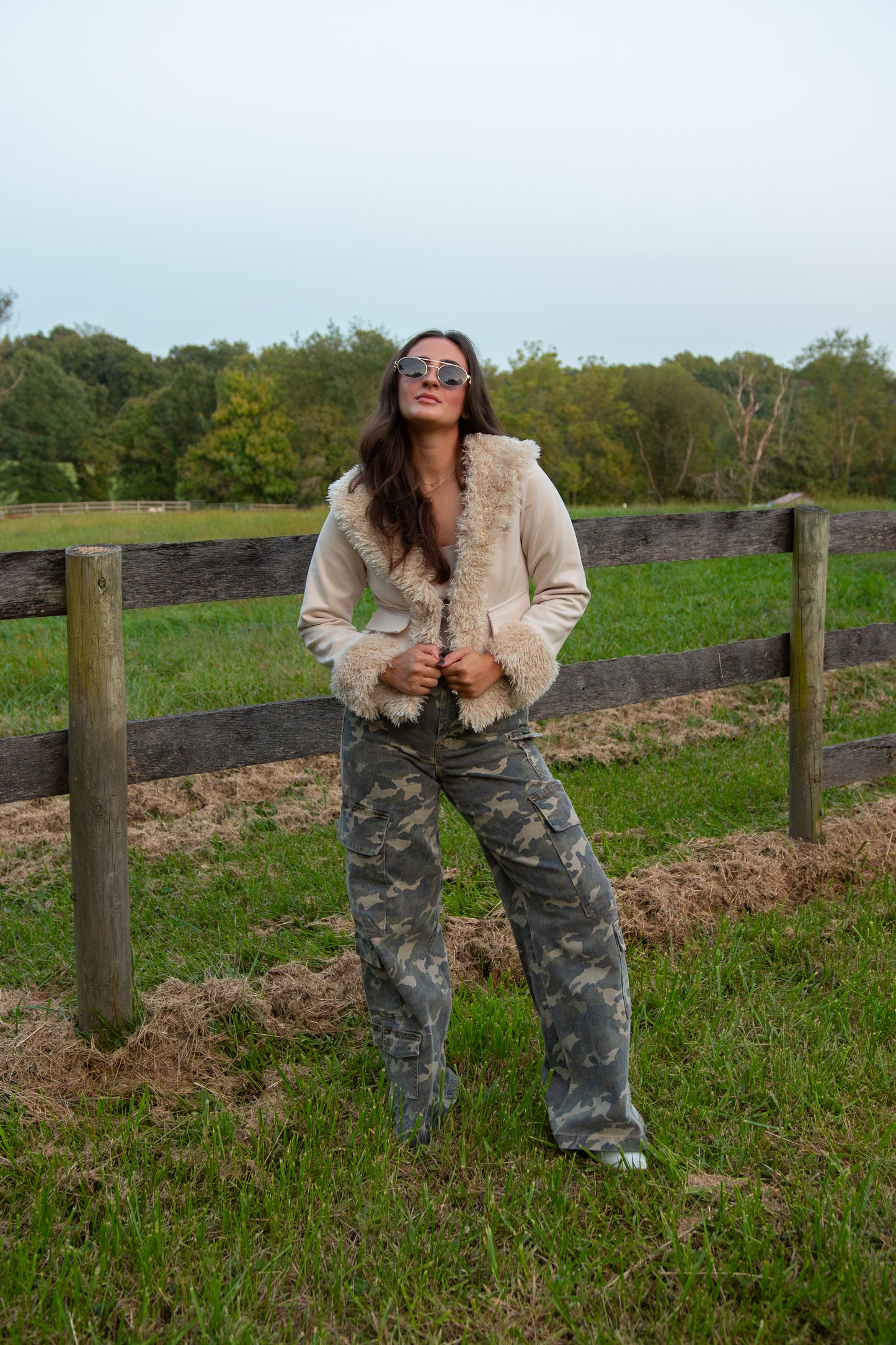 Suede Dreams Jacket- Beige