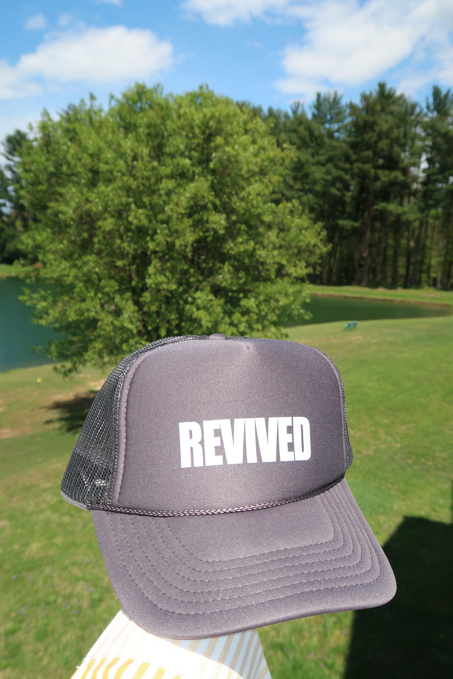 Revived Grey Trucker Hat