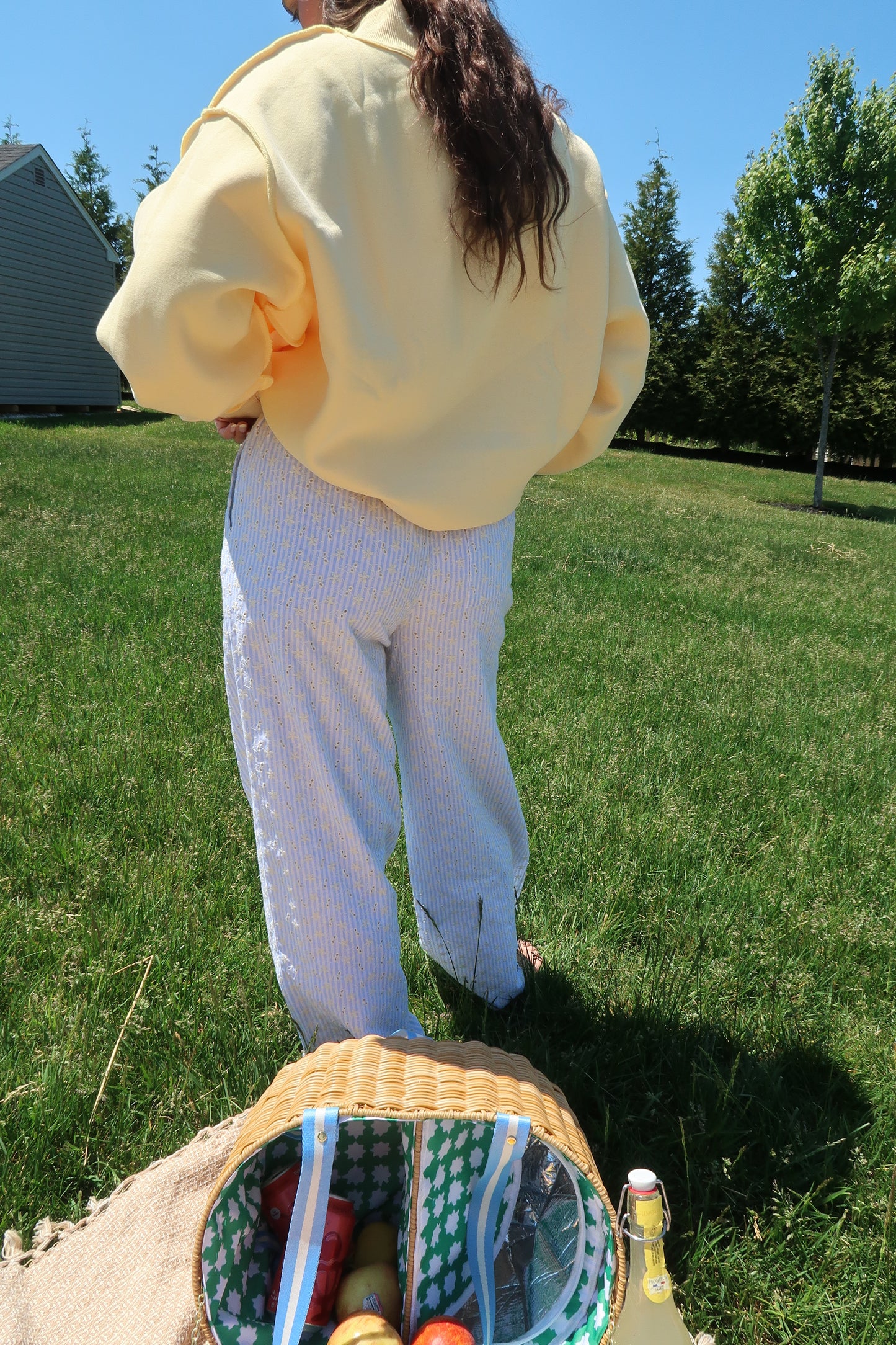 Blue Skies Eyelet Pant