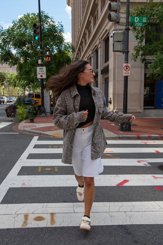 Spotted Statement Shacket