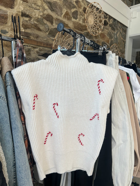 Candy Cane Sweater