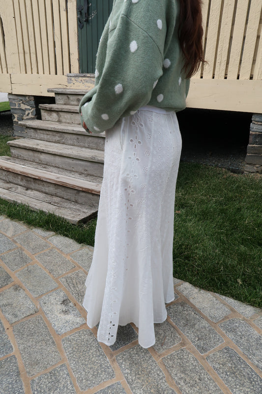 Angel Eyelet Chic Pants