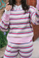 Coastal Candy Knit Top- Red