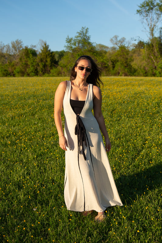 Devin Maxi Dress- Cream