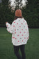 JOY Polka Dot Mock Neck