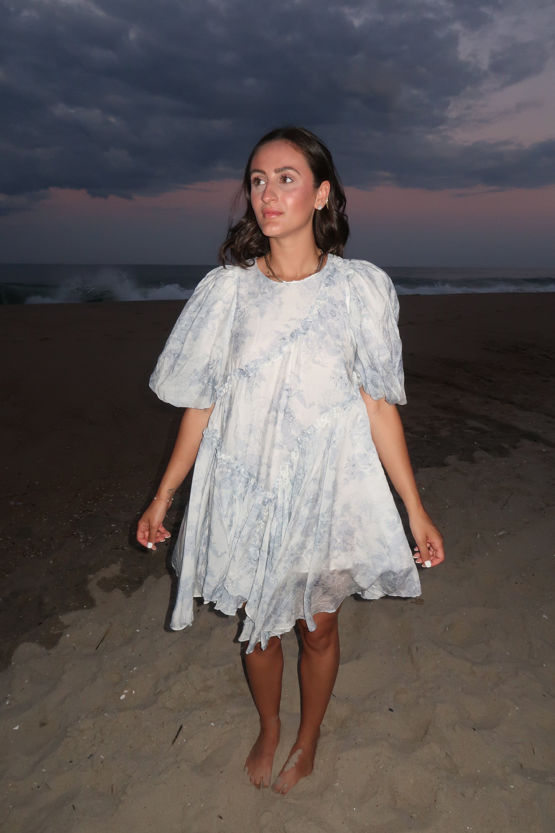 Melody Floral Printed Asymmetrical Dress Melody Floral Printed Asymmetrical Dress