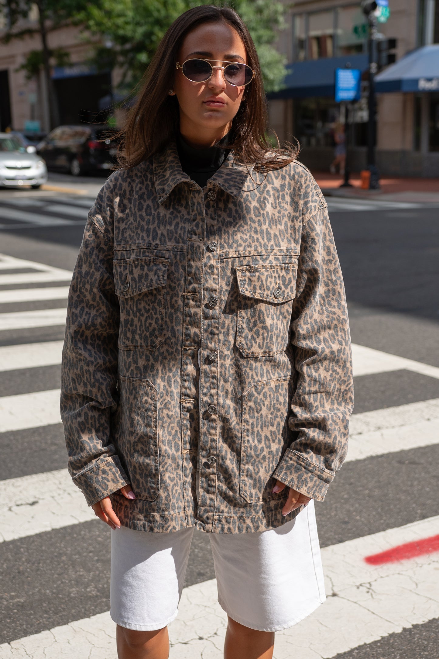 Spotted Statement Shacket