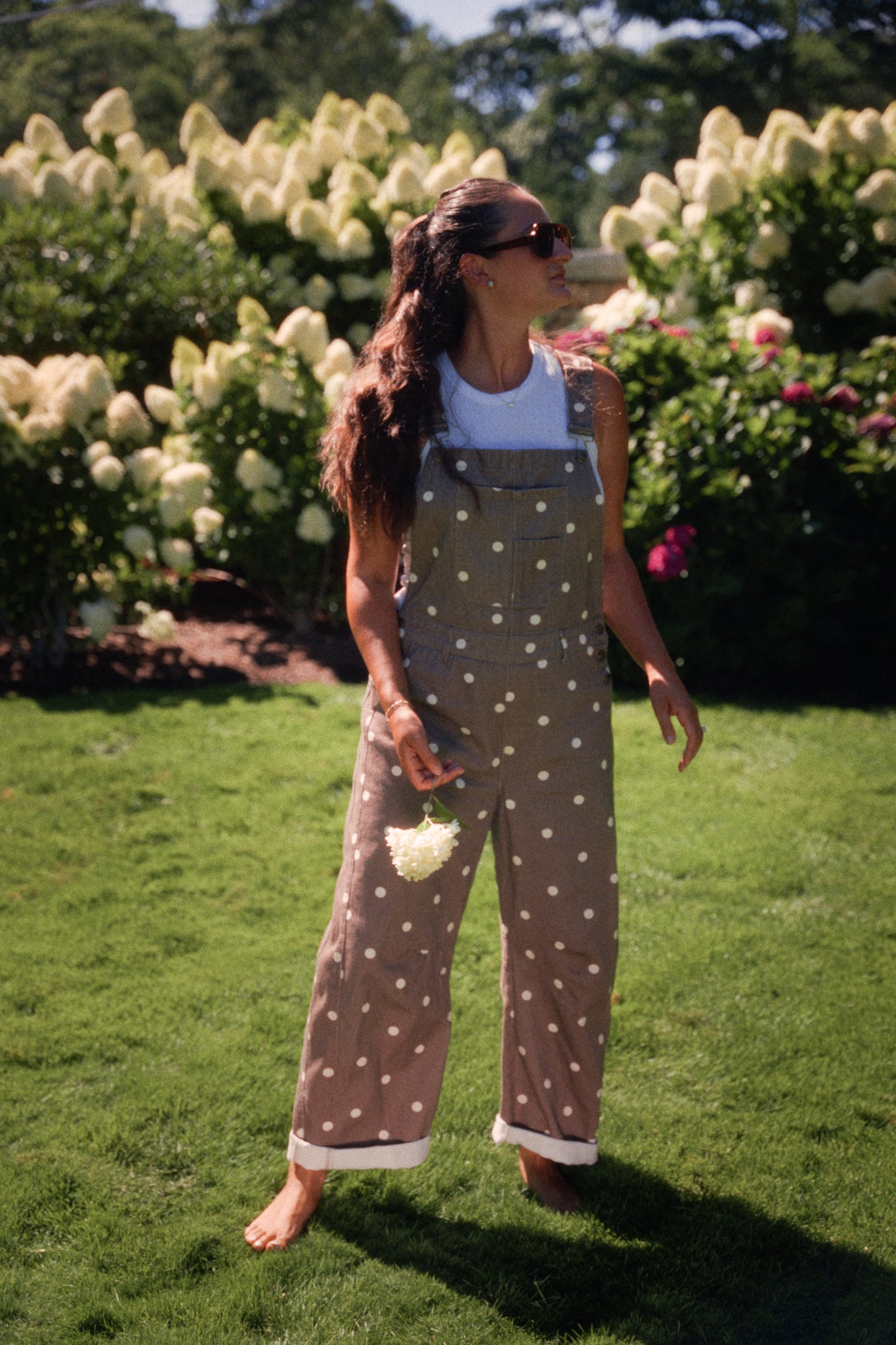 Orchard Overalls- Brown/Cream
